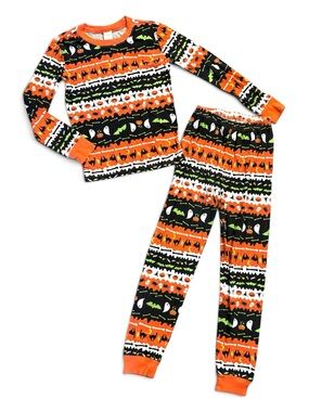 Gymboree Halloween Stripe Pajama Set
